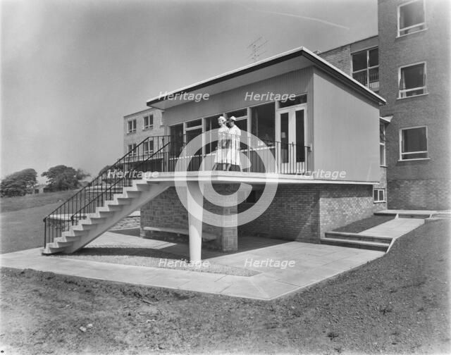 West Cumberland Hospital, Homewood Road, Homewood, Whitehaven, Copeland, Cumbria, May 1960. Creator: John Laing plc.