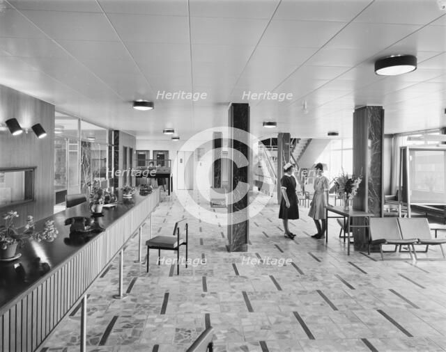 West Cumberland Hospital, Homewood Road, Homewood, Whitehaven, Copeland, Cumbria, 1964. Creator: John Laing plc.