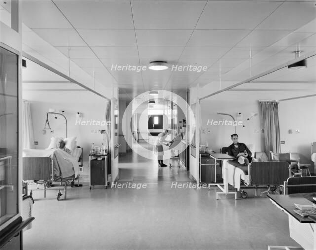 West Cumberland Hospital, Homewood Road, Homewood, Whitehaven, Copeland, Cumbria, 1964. Creator: John Laing plc.