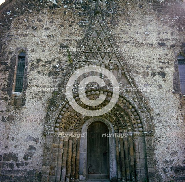 West doorway of Clonfert Cathedral, 12th century. Artist: Unknown