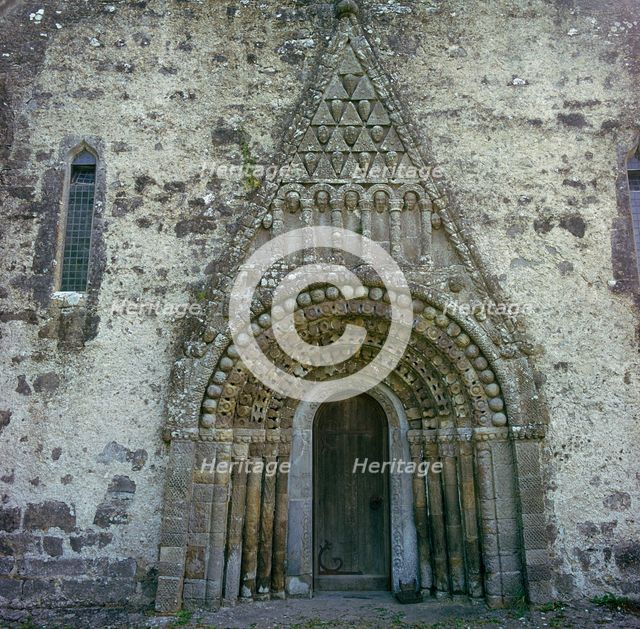West doorway of Clonfert Cathedral, 12th century. Artist: Unknown
