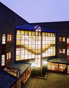 West Dorset County Hospital, Dorchester, West Dorset, Dorset, 08/04/1987. Creator: John Laing plc