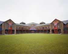 West Dorset County Hospital, Dorchester, West Dorset, Dorset, 08/04/1987. Creator: John Laing plc