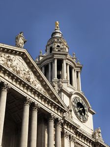 West elevation of St Paul's Cathedral, City of London, 2012. Artist: Historic England Staff Photographer