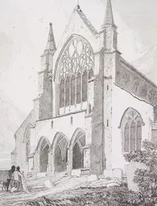 West end of Snettisham Church, Norfolk, 1815. Creator: John Sell Cotman