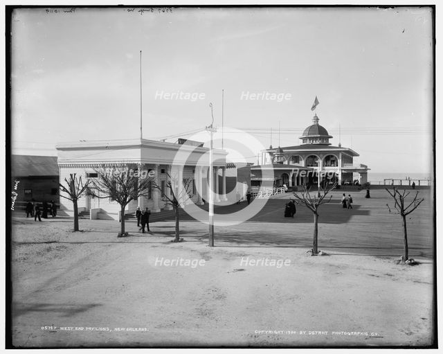 West End pavilions, New Orleans, c1900. Creator: Unknown.