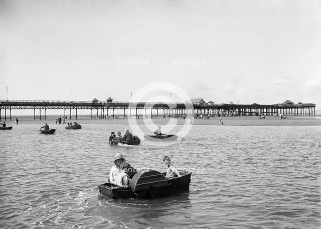West End Pier, Marine Road West, Morecambe, Lancashire, 1925-1930. Artist: Walter Scott.