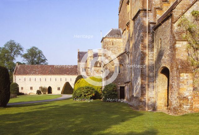 West facade of Forde Abbey, Dorset, 20th century. Artist: CM Dixon.