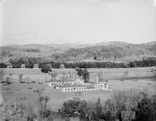 West from Bartlett Tower, Dartmouth Park, Hanover, N.H., ca 1900. Creator: William H. Jackson