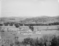 West from Bartlett Tower, Dartmouth Park, Hanover, N.H., ca 1900. Creator: William H. Jackson