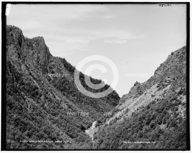 West from Dixville Notch, between 1890 and 1901. Creator: Unknown.