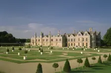 West front and parterre, Kirby Hall, Northamptonshire, 1998. Artist: N Corrie