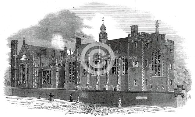 West front, Lincoln's Inn Fields, 1845. Creator: Unknown.