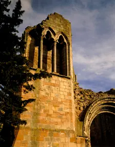 West front, Lilleshall Abbey, Shropshire, 1990