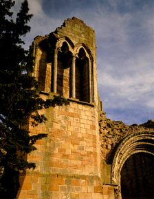West front, Lilleshall Abbey, Shropshire, 1990