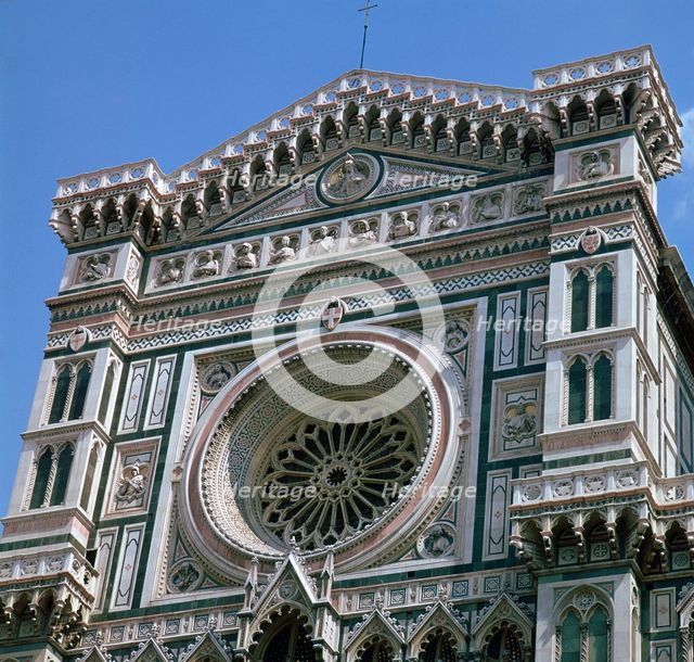 West front of the Basilica di Santa Maria del Fiore, 15th century. Artist: Unknown