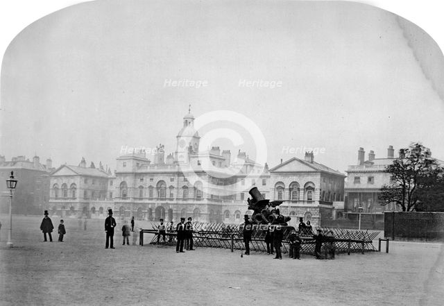 West front of Horse Guards, Westminster, London, c1860. Artist: Roger Fenton