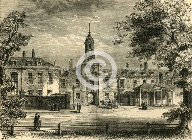 'West Front of Kensington Palace', c1876. Creator: Unknown.
