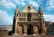 West front of Notre Dame, 12th century