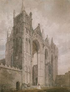 West Front of Peterborough Cathedral, 1794