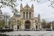 West front of St Anne's Cathedral, Belfast, Northern Ireland, 2010