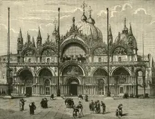 West Front of St. Mark's, Venice 1890. Creator: Unknown