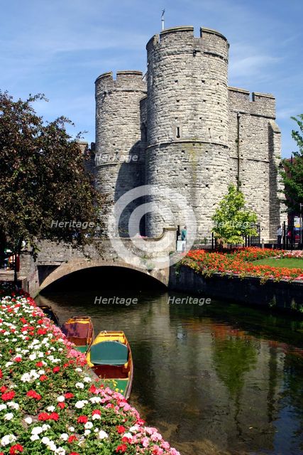 West Gate Towers, Canterbury, Kent. Creator: Peter Thompson.
