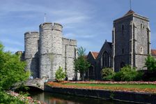 West Gate Towers, Canterbury, Kent. Creator: Peter Thompson