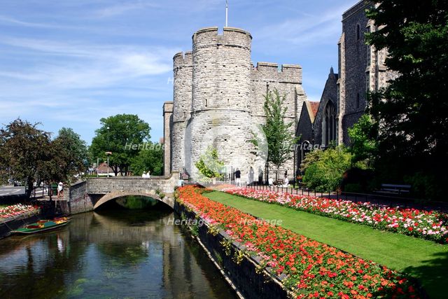 West Gate Towers, Canterbury, Kent. Creator: Peter Thompson.