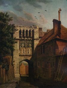 West Gate, Winchester 1779. Artist: Michael Angelo Rooker