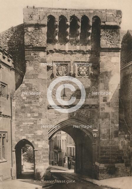 West Gate, Winchester, Hampshire, early 20th century(?). Artist: Unknown.