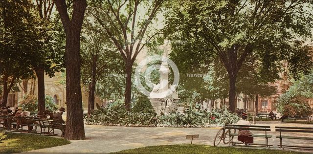 West Grand Circus Park, Detroit, ca 1900. Creator: Unknown.