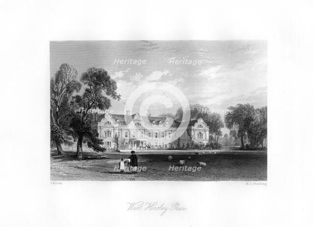 West Horsley, Surrey, 19th century.Artist: MJ Starling