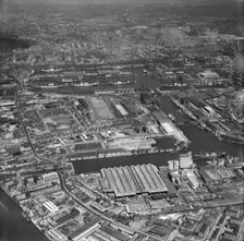West India and Millwall Docks, Tower Hamlets, London, 1963. Artist: Aerofilms
