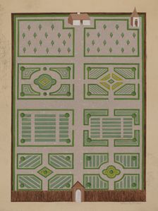 West India Company's Garden, c. 1936. Creator: Helen Miller