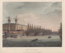 West India Docks, January 1, 1810., January 1, 1810. Creator: J. Bluck
