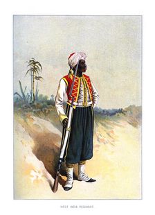 West India Regiment c1890.Artist: H Bunnett
