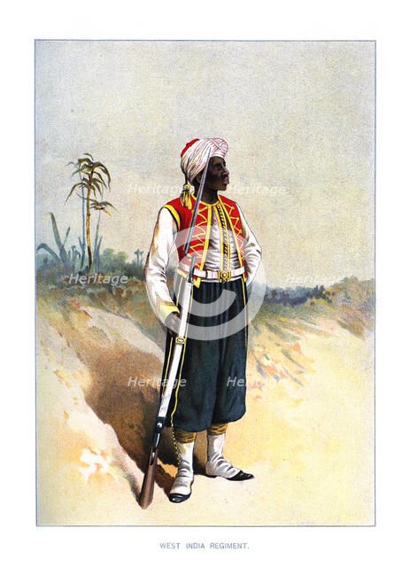 'West India Regiment', c1890.Artist: H Bunnett
