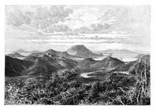 West Indian scenery, view taken in the Saintes Islands c1890.Artist: Maynard