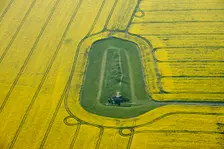 West Kennet Long Barrow, a Neolithic chambered burial mound, Wiltshire, 2015. Creator: Historic England