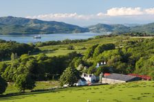 West Loch Tarbert from Kintyre, Argyll and Bute, Scotland. Creator: Peter Thompson