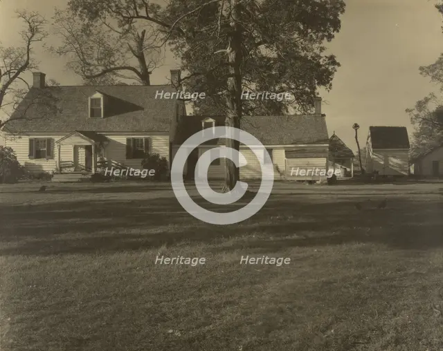 West Martingham, St. Michaels, Talbot County, Maryland, 1936-1937. Creator: Frances Benjamin Johnston.