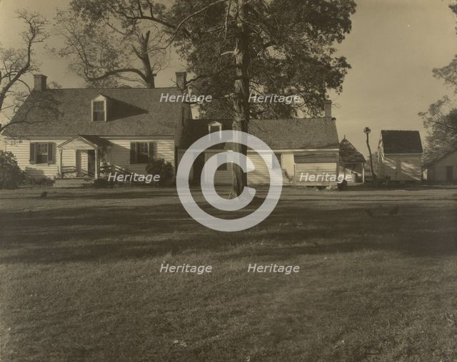 West Martingham, St. Michaels, Talbot County, Maryland, 1936-1937. Creator: Frances Benjamin Johnston.