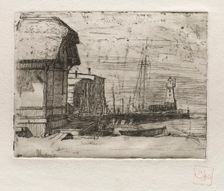 West Pier 1878, 1878. Creator: Otto H. Bacher (American, 1856-1909)