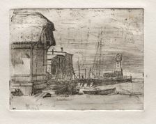 West Pier, 1878. Creator: Otto H. Bacher (American, 1856-1909)