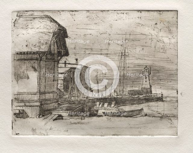 West Pier, 1878. Creator: Otto H. Bacher (American, 1856-1909).