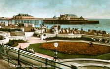 West Pier and Italian Gardens, Brighton, Sussex, 1928