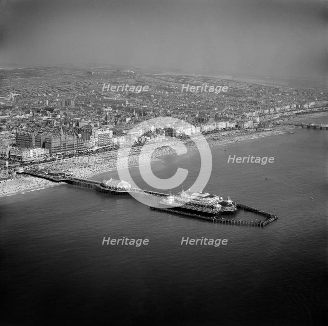 West Pier, Brighton, Sussex, 1949. Artist: Aerofilms.