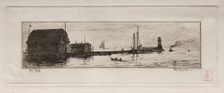 West Pier, Cleveland, 1878. Creator: Otto H. Bacher (American, 1856-1909)