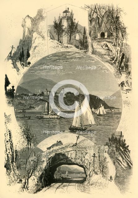 'West Point, and Scenes in Vicinity', 1874.  Creator: Harry Fenn.